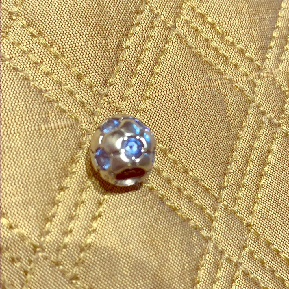Sparkling Blue Ball Pandora Charm